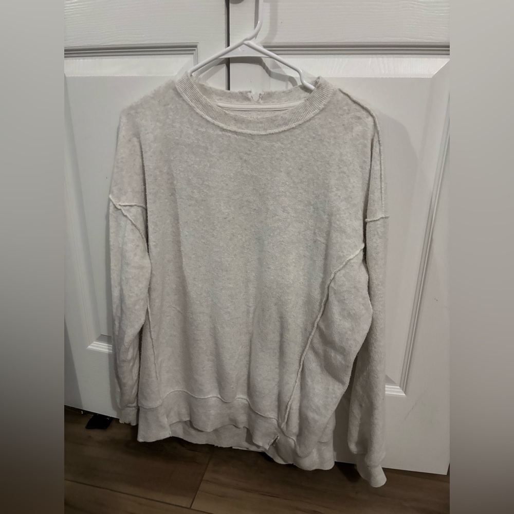 Aerie Soft White Pullover